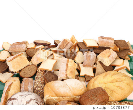 Different types of bread. 10703377