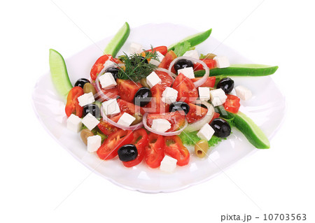 Greek salad. Greek salad. 10703563