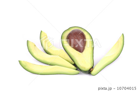 Sliced ripe avocado. Sliced ripe avocado. 10704015