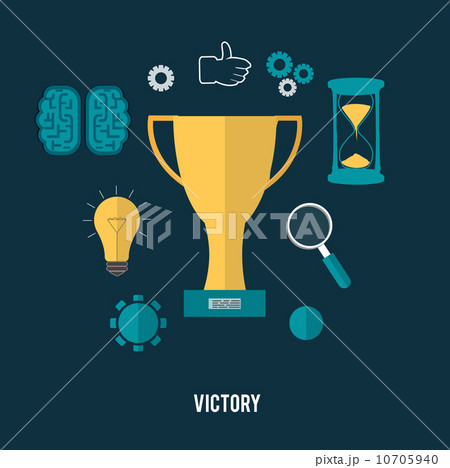 Golden trophy winner cup Golden trophy winner cup 10705940