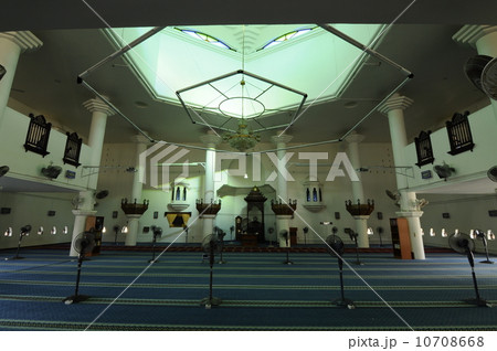 Interior of Tengku Tengah Zaharah Mosque in Terengganu 10708668