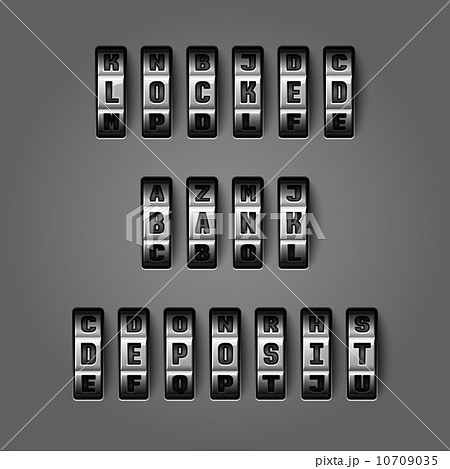 Locked bank deposit concept Locked bank deposit concept 10709035