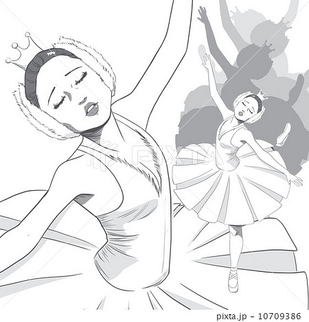 Ballerina Swan Ballet 10709386