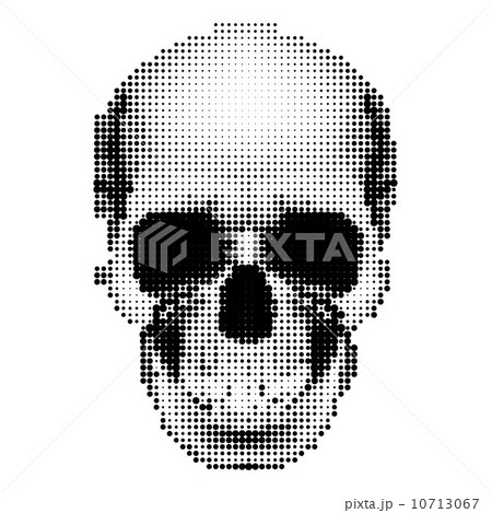 Halftone skull Halftone skull 10713067