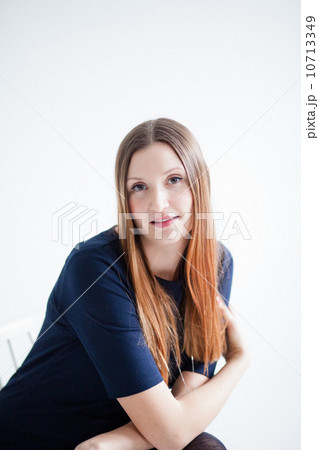 Portrait of thoughtful looking attractive woman Portrait of thoughtful looking attractive woman 10713349