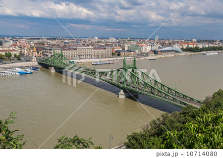 Liberty Bridge in Budapest. 10714080