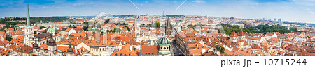 Karlov or charles bridge in Prague in summer 10715244