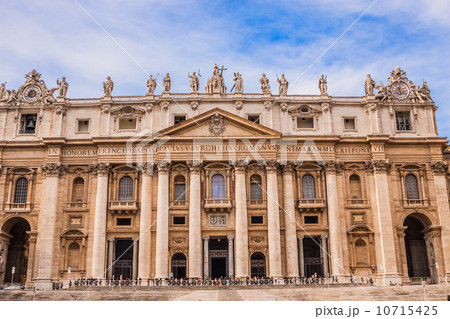 St. Peter's Basilica in Vatican City in Rome, Italy. 10715425