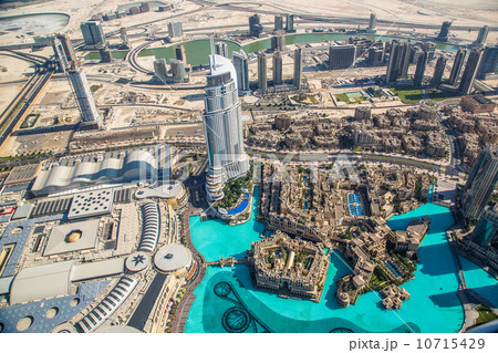 Dubai downtown. East, United Arab Emirates architecture Dubai downtown. East, United Arab Emirates architecture 10715429