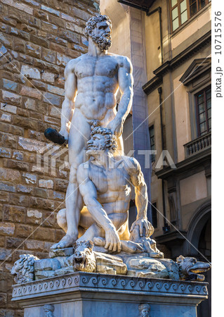 Hercules and Cacus representation on Piazza Signoria in Florence Hercules and Cacus representation on Piazza Signoria in Florence 10715576
