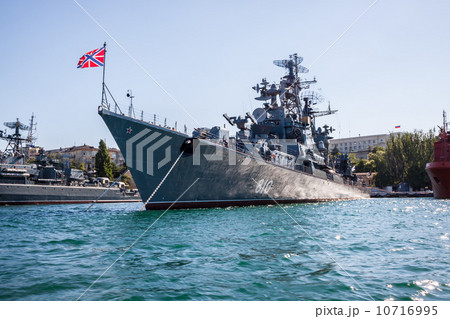 Russian warship in the Bay, Sevastopol, Crimea 10716995