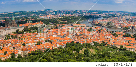 **ityscape of Prague city. Panoramic view 10717172