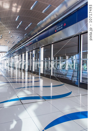Dubai Metro Terminal in Dubai, United Arab Emirates. Dubai Metro Terminal in Dubai, United Arab Emirates. 10717493