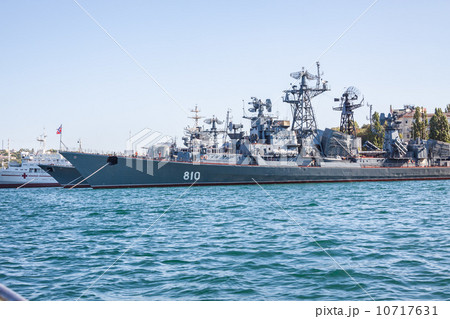 Russian warship in the Bay, Sevastopol, Crimea 10717631