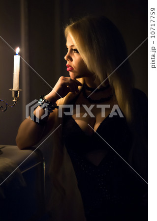 Woman with candles Woman with candles 10717759