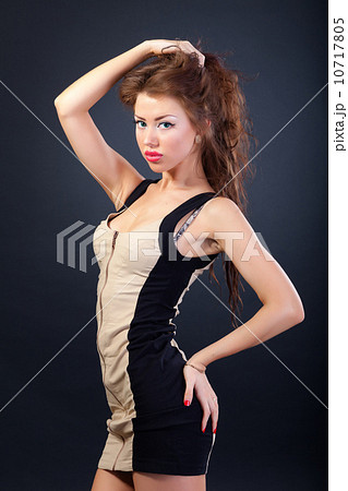 Beauty Portrait. Curly Hair. Beautiful woman 10717805