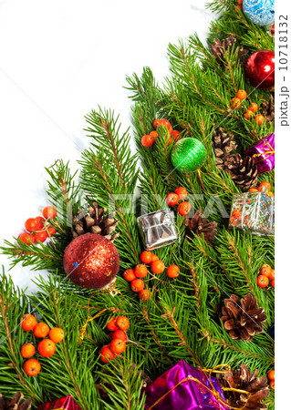 Christmas background. Eve framework 10718132