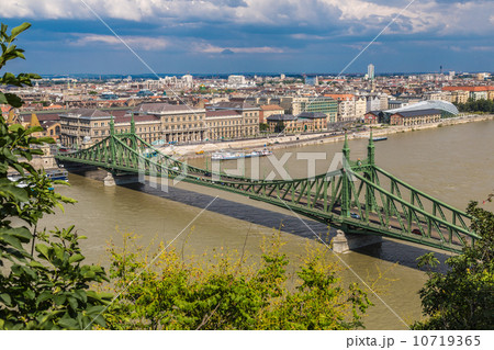 Liberty Bridge in Budapest. 10719365