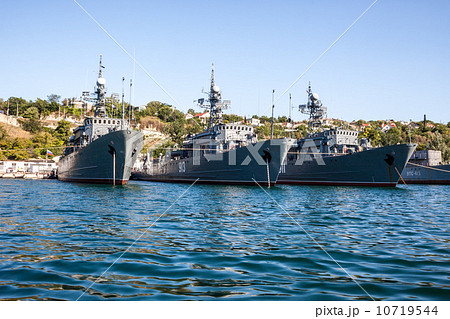 Russian warship in the Bay, Sevastopol, Crimea 10719544