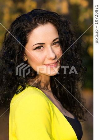 Portrait Of Young Smiling Beautiful Woman 10720821