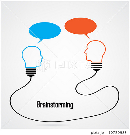 Creative light bulb Idea and brainstorming concept Creative light bulb Idea and brainstorming concept 10720983