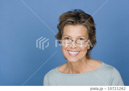 Portrait of happy mature woman 10721262