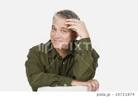 Studio portrait of mature man Studio portrait of mature man 10721874