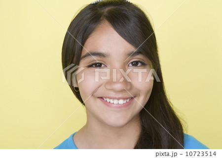 Studio shot portrait of teenage girl, close-up Studio shot portrait of teenage girl, close-up 10723514