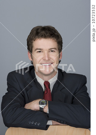 Portrait of happy young businessman 10723532