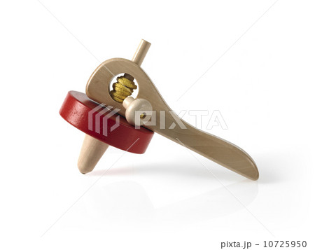 Studio shot of spinning top 10725950