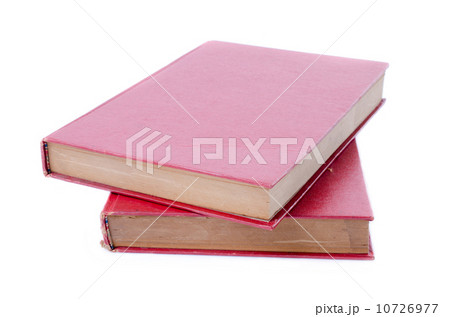 Red book on white background 10726977