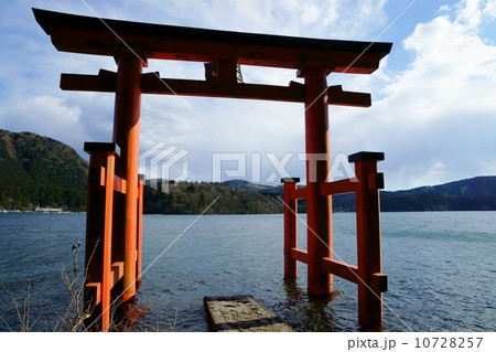 箱根神社　平和の鳥居 10728257