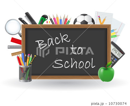 set icons school supplies vector illustration set icons school supplies vector illustration 10730074