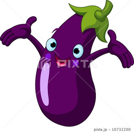Eggplant Presenting Something Eggplant Presenting Something 10732200