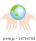 手の中の地球 10734708