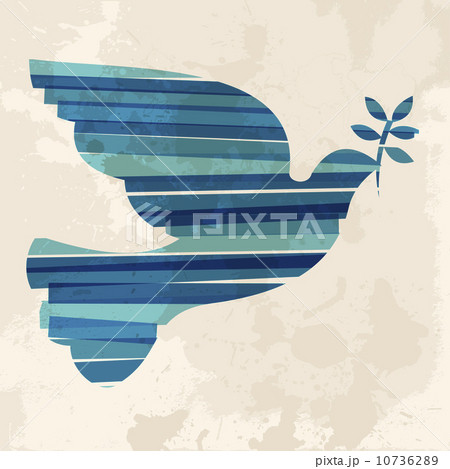Vintage multicolor dove Vintage multicolor dove 10736289