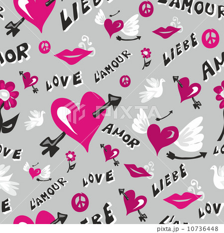 Valentine love pattern Valentine love pattern 10736448