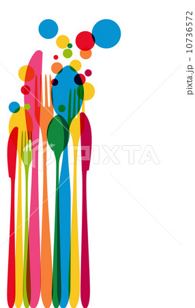 Cutlery circle illustration 10736572