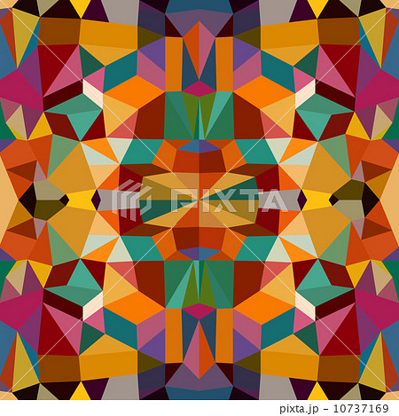 Retro triangles seamless pattern background. EPS10 file. 10737169