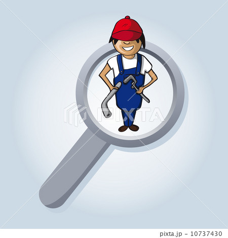 Service search plumber boy cartoon. Service search plumber boy cartoon. 10737430