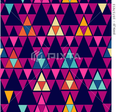 Trendy vintage hipster geometric seamless pattern. 10737653