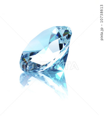 Diamond on white background 10738613