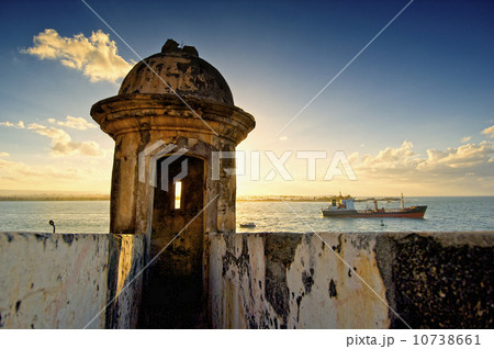 Puerto Rico, Fort watch tower Puerto Rico, Fort watch tower 10738661