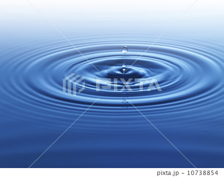 Ripples in water 10738854