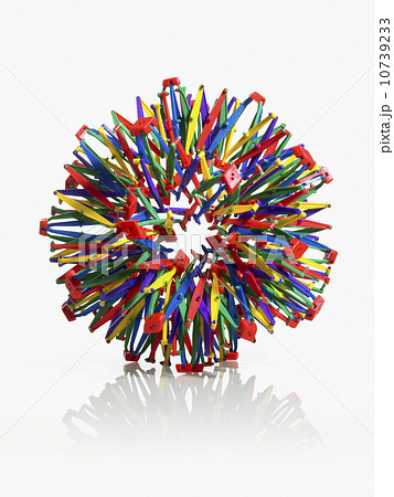 Studio shot of molecular model Studio shot of molecular model 10739233