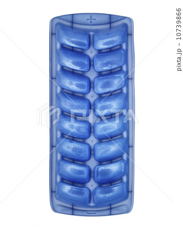 Tray of ice cubes 10739866