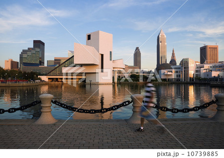 USA, Ohio, Cleveland, Rock and Roll Hall of Fame 10739885
