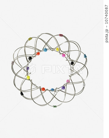 Studio shot of molecular model 10740087