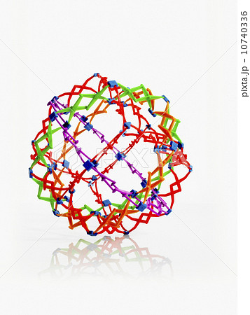Studio shot of molecular model Studio shot of molecular model 10740336