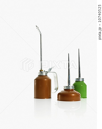 Studio shot of oil cans 10740525